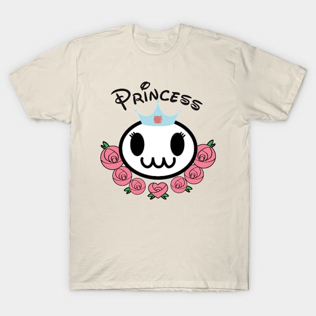 Princess Skully T-Shirt by KO'd Tako